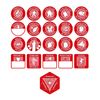 Gale Force Nine Sorcerer Token Set, Multi