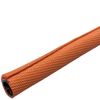 Electriduct 1.25" Double Layer Self Closing Braided Wrap Sleeve Cable Management - 5 Feet - Orange