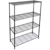 2PCS 4 Tier Wire Shelving Rack Shelf Kitchen Storage Metal Shelf Organizer