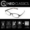 Duke Reading Glasses Women's +3.0 Degree Neo Classic Dew Ultralight Frame with Soft Case Brown Demi GLR-11-8+3.00