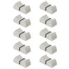 AllGIFT 10pcs Straight Slide Potentiometer Flat Push Knob Insert Shaft 4x1.2mm