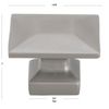 GlideRite 1.37 Inch Modern Square Cabinet Knob - 5101-GPH (10)