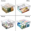 Plastic Storage Bins with Lids XL – Perfect Kitchen Organization or Pantry Stora