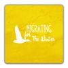 Shopagift Migrating For The Winter 2 Pack Coasters - 9cm x 9cm