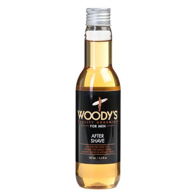 Woody's After Shave 6.3oz 187ml Soothing Post Shaving Tonic Barber Mens 90697