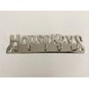 Chattels Shiny Nickel Plated Solid Brass House Keys Key Hook 5 Hooks Wall Mounted Holder Rack Including fixings