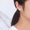 Philip Jones Gold Plated Round Dot Stud Earrings