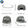 Underground Kulture Grey Script Snapback Baseball Cap