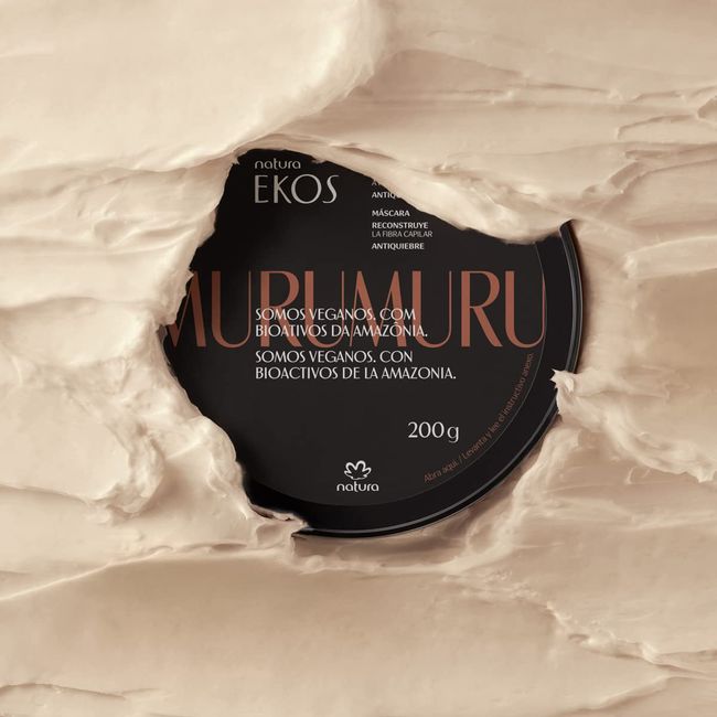 Linha Ekos (Murumuru) Natura - Mascara de Reconstrução do Fio 200 Gr - (Natura Ekos (Murumuru) Collection - Hair Recovery Mask Net 7.05 Oz)