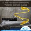 4 Pack 2" x 9ft Twisted Eye Web Sling Lifting Strap Industrial 3100 lbs