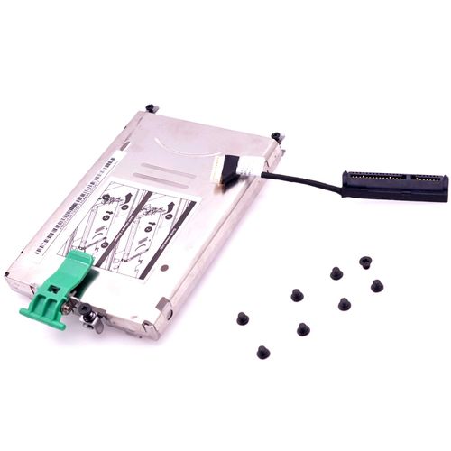 Deal4GO SATA Hard Drive Caddy Bracket w/ HDD Cable DC020029U00 Replacement for H P ZBook 15 G1 G2 ZBook 17 G1 G2