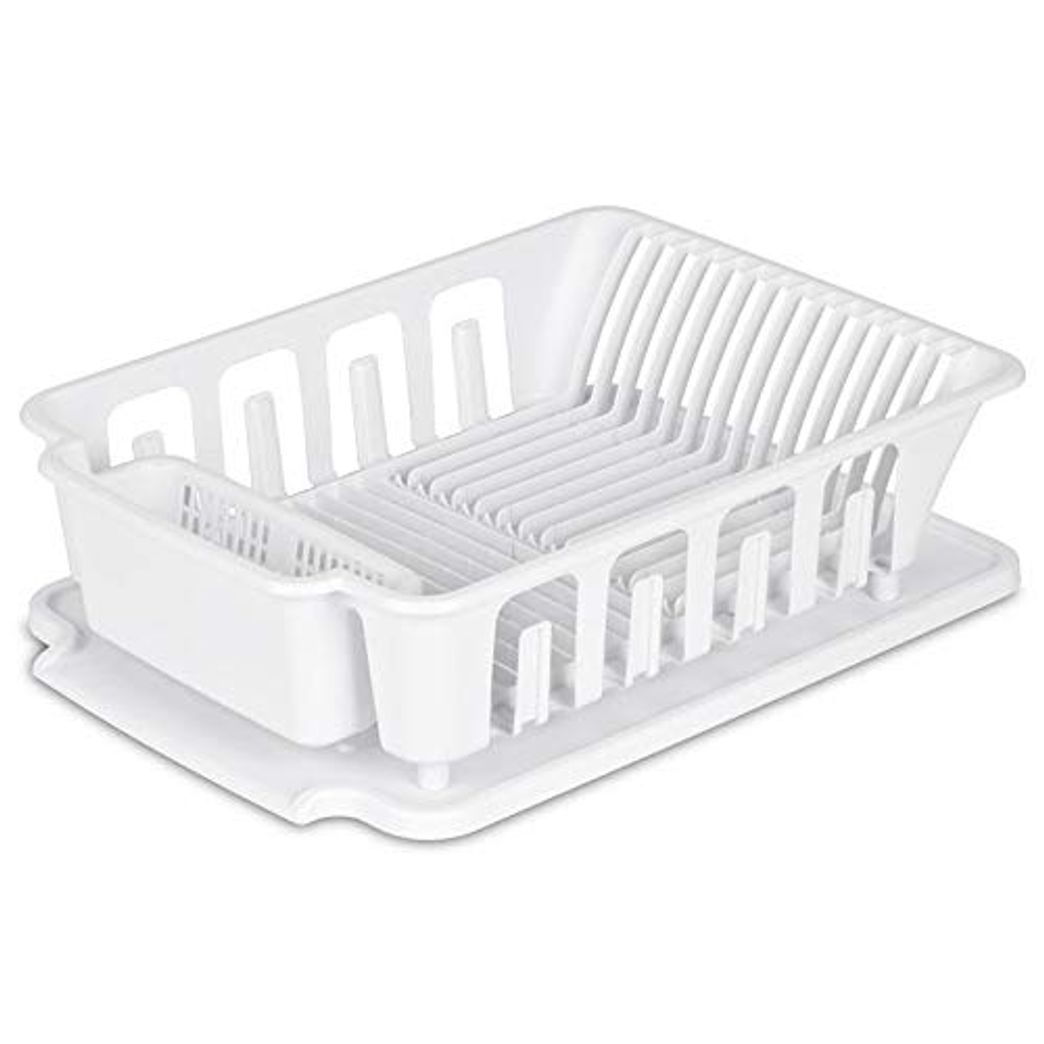 6pcs/set Kitchen Countertop Dish Drainer And Drying Rack Organizer