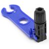 MC4 Connector Dedicated Tool Spanner Wrench Solar Panel Tightening Removal Tool Blue (2 Pieces)