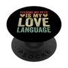 Feeding My Pets Is My Love Language PopSockets Adhesive PopGrip