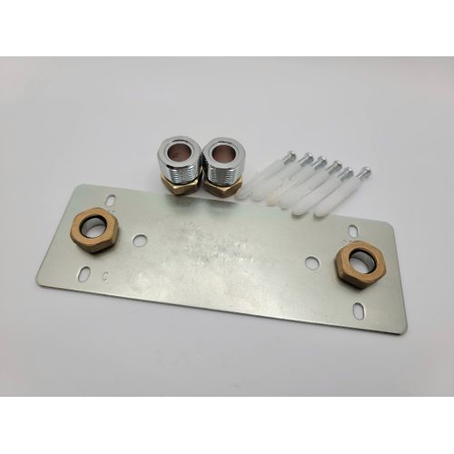 Excel Home Easy Shower Fixing Plate Systems for Strong Shower Valve Connections and Leak Free installations (Concealed 150mm Shower Plate) Thermostatic Bar Mixers