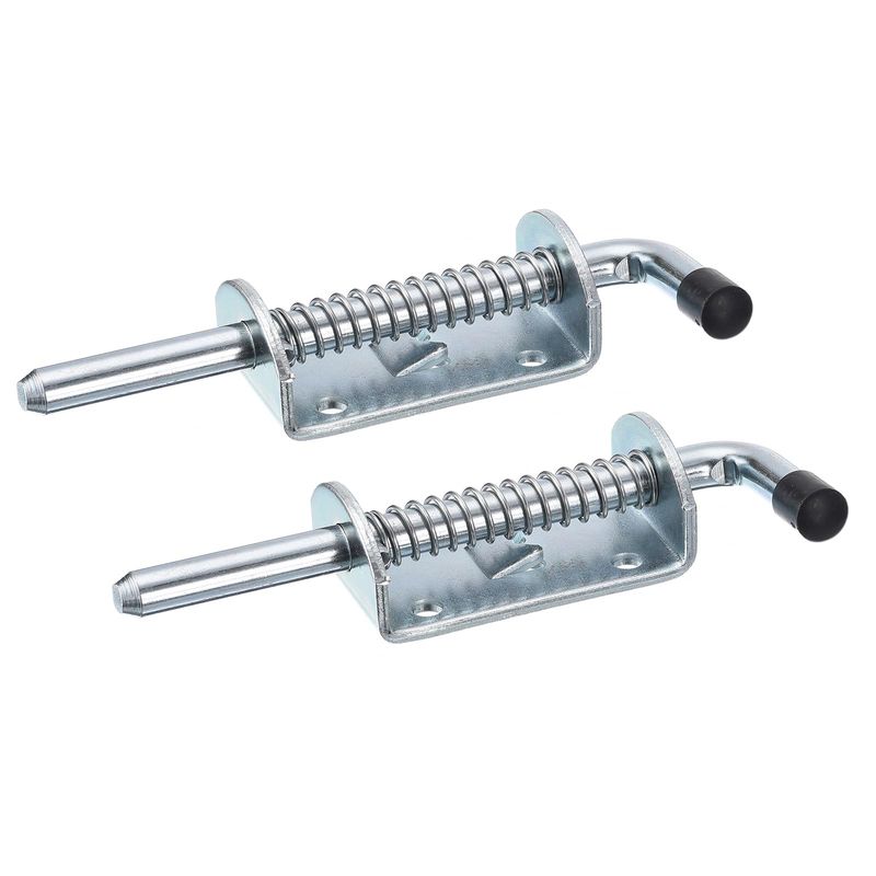sourcing map Barrel Bolt Latch, 2Pcs 10x145mm - Carbon Steel Galvanized ...