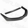 3PCS Front Bumper Spoiler Lip for 08-15 Mitsubishi Evolution (Carbon Look)