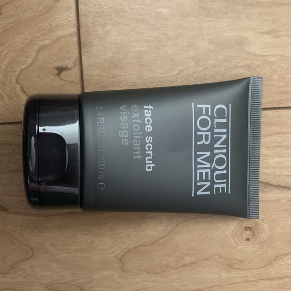 Clinique for men face scrub (3.4oz/100ml)
