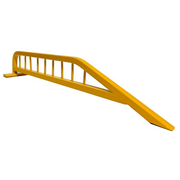 FLVFF Fingerboard Rail Bike Rack Pole Jam Metal Solid Steel Grind Ramp and Skate Parks (BRP) (Yellow)