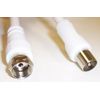 Lead, F Plug-TV Plug White 4M, Audio & Video Cable Assemblies Qty X 1