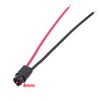 sourcingmap Car Dashboard Light T5 Socket Wiring Harness Connectors 10pcs