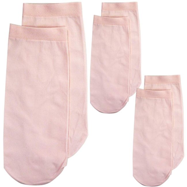 Children's Short Tights Ballet Supplies (Ballet Socks) larve501 Set of 3 Matching Colors