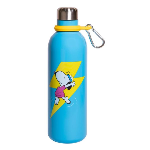 Grupo Erik Snoopy Metal Hot&Cold Bottle 500ml - 17 oz | Snoopy Gifts | Hot And Cold Water Bottle | 500ml Water Bottle | Water Bottle Metal | Cute Water Bottle