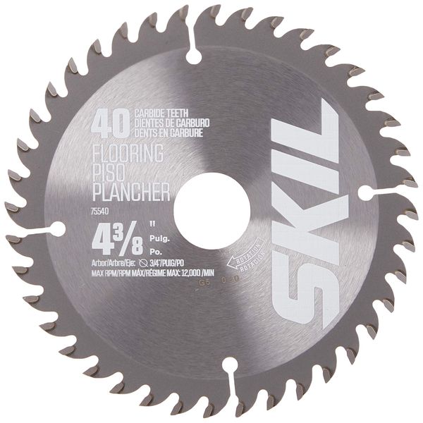 SKIL 75540 4-3/8-Inch by 40T Carbide Flooring Blade