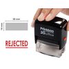 Printtoo Rubber Stamp Office Stationary Rejected Self Inking Custom Stamp-Red
