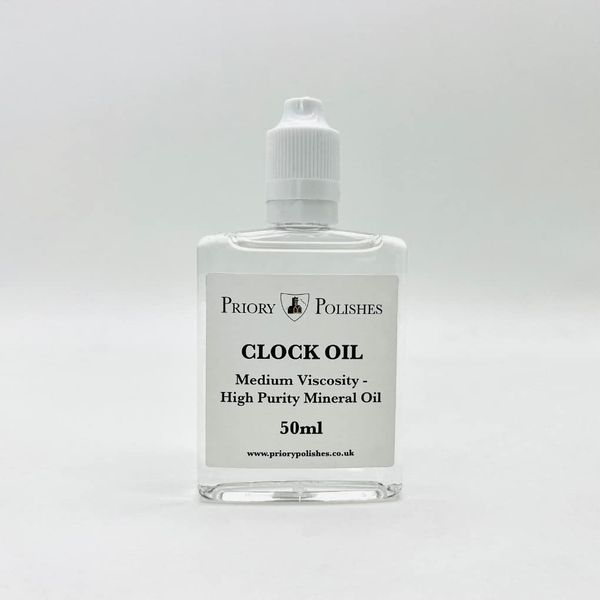 Priory Clock Oil with precision nozzle (50ml)