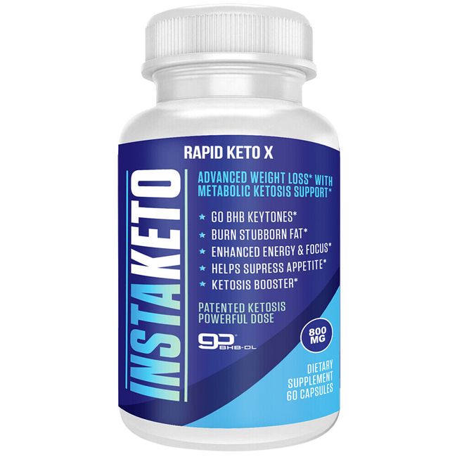 InstaKeto Insta Keto Boost Pills Ultra Fast Advanced BHB Ketogenic Supplement