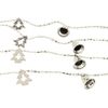 2m Christmas Tree Bell String Rope Ornaments Decoration (Gold, Silver or Red) (Silver)