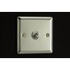 Varilight - 1G 1 or 2W 10A Classic Toggle Switch Chrome - XCT1