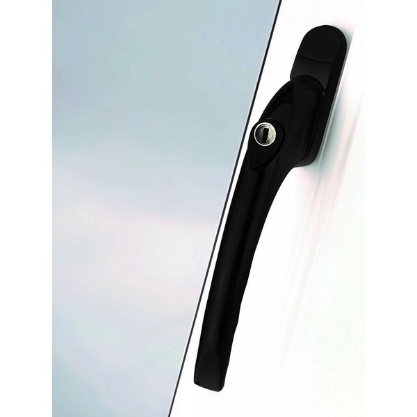 Mila ProLinea Smart Spindle Window Lock handle 9mm - 50mm Long Black
