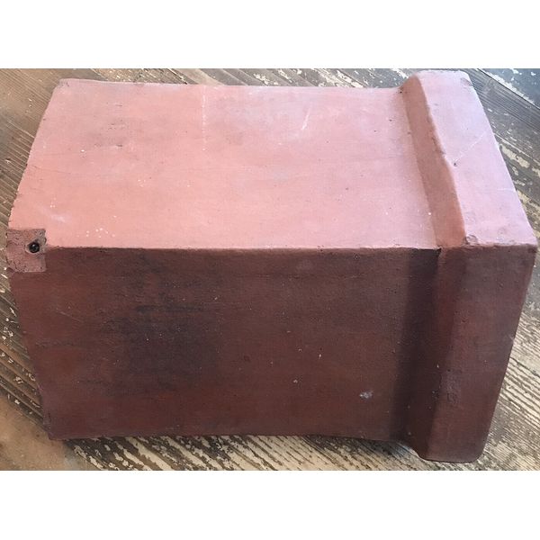 Level Top Ridge Flat Tile, Ludowici Flat Roof Tile, Used Red Terracotta Tile W