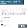 Key Rack with 8 Keyrings