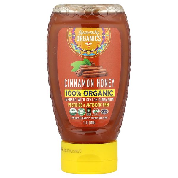 100% Organic Cinnamon Honey, 12 oz (340 g)