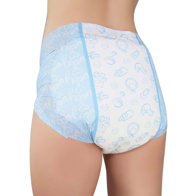  Littleforbig Adult Printed Diaper 10 Pieces - Little