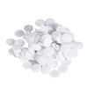 Haofy Filter Cottons,100 pcs Microdermabrasion Cotton Filters Round Filtering Pads Eco-Friendly Facial Cleaning Filters for Blackhead Eliminating Beauty(Diameter 10mm), White