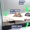 CTWPets Shrimp Breeding Protection Set, 3-Pack Bundle with Hide Dome, Half Protector, Breeding Protector (White)