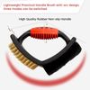 QBLEEV Bird Cage Cleaner, Stainless Steel Triangle Brush Set, Multi-Function Copper Bristle, Lightweight & Durable, Includes Cleaning Brush, Red