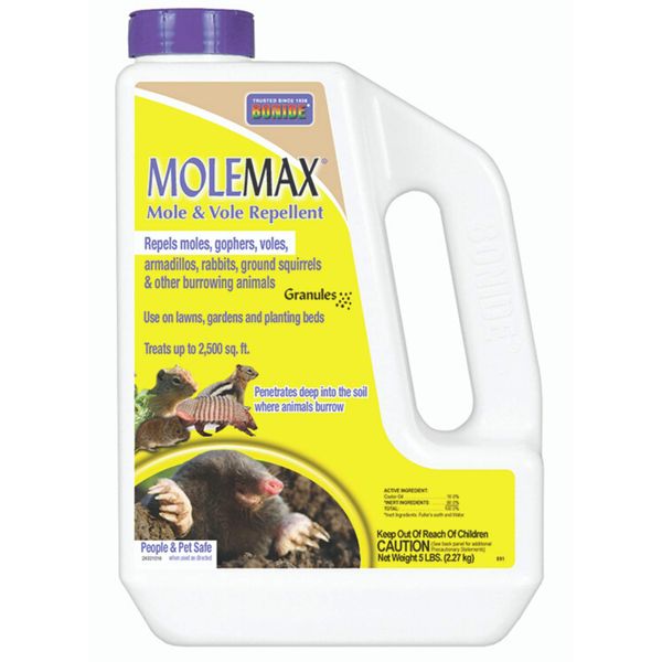 Bonide Products INC 691 MoleMax Repellent Granules 5lb, BRNSTBLSUP