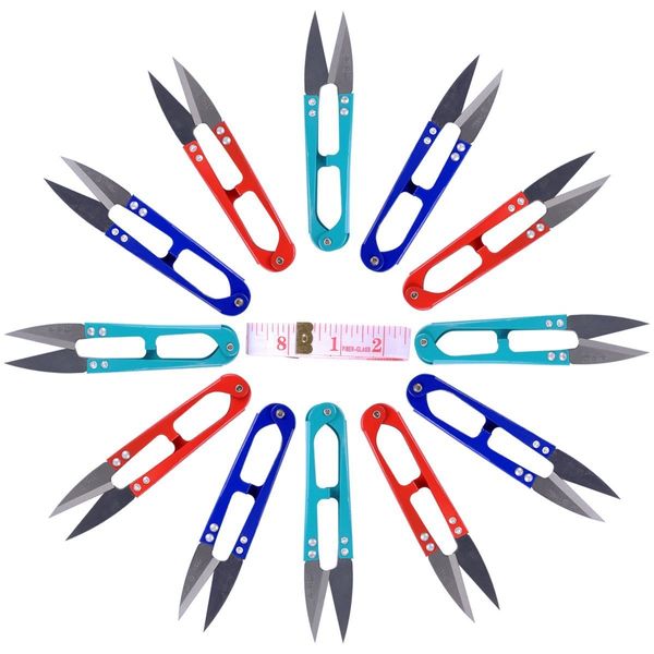 UCEC Sewing Snips, 12Pcs Embroidery Scissors, Thread Cutter, Small Scissors, Sewing Scissors for Stitch, DIY Supplies