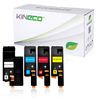 Kineco 4-Pack Toner Compatible with Dell E525w Multifunction Printer Black 2,000 Pages Colour 1,400 Pages Each