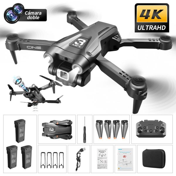 DEERC D96 Drones 4K HD Dual Camera Foldable Quadcopter Obstacle Avoidance 36mins