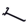 TRHDFW 10 Pack Pegboard Hook Pegboard Fitting - Length 100mm - Black