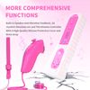 TechKen Remote Controller for Wii, Built-in 2 in 1 Motion Plus with Silicon Case and Nunchuck (Pink)