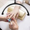 Eyelash Led Floor Light, Half Moon Lamp For Lash Extension, 20w Led Moon 