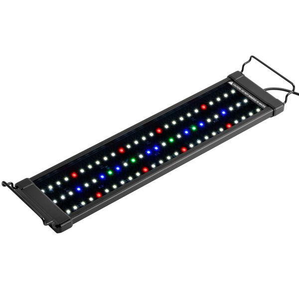 NICREW ClassicLED Plus LED Aquarium Light with Timer, 15 Watts, for 18 to 24 Inch Fish Tank Light, Daylight and Moonlight Cycle, Brightness Adjustable