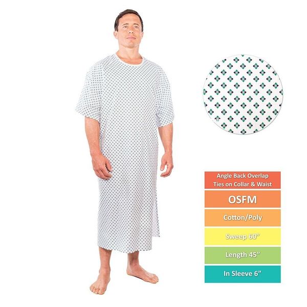 Hospital Gown - Wholesale Medical Gowns (Pack of 12)